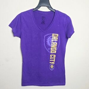 Orlando City Purple V-Neck Women's Top